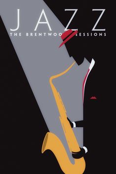 a jazz poster with the words jazz on it