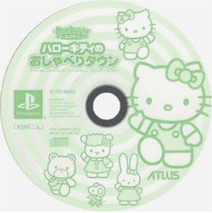 an image of a cd disc with hello kitty on it