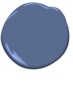 a blue paint color with a white background