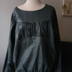 Leather Shirt Everlast Vintage Grey No Tearing Zipper On The Side Shirts Vintage, Leather Shirt, On The Side, Vintage Leather, Shirt Color, Limited Time, Colorful Shirts, Long Sleeve Tees, Tee Shirts