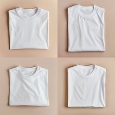 White Folded Tee Pack Mock Up Digital Download. Sporty Plain Crew Neck Tops, White Plain Crew Neck Top, White Tee, Mock Up, White Shirt, Mockup, Bathing Beauties, Digital Download, Digital Prints