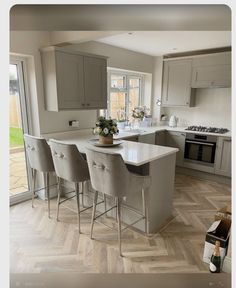 a kitchen filled with lots of counter top space