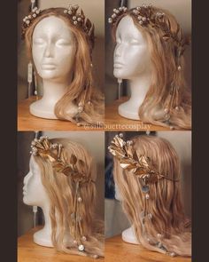 Silhouette ✨ on Instagram: "I gave my Galadriel Lindon crown a quick lil photoshoot! I’m so happy with how it came out, and even if there are places that are less than perfect, it was definitely a challenging project so I’m okay with that ☺️ Made with wire, thibra, brass craft metal, and various pearls! #galadriel #galadrielcosplay #ringsofpowercosplay #ringsofpower #theringsofpower #trop #rop #tolkien #tolkiencosplay #lotr #lotrcosplay #lordoftherings #lordoftheringscosplay #elf #elven #crow Galadriel Crown, Galadriel Cosplay, Cosplay Reference, Fantasy Clothing, Hair And Beard Styles, Lord Of The Rings, Costume Design, So Happy