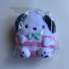 Sanrio Pochacco Mini Zip Pouch Plush. Approx Dimensions: 3.75” X 3” X 1.5”. Can Fit Airpods. Kawaii White Rectangular Pouch, Cute White Rectangular Pouch, White Kawaii Pouch Gift, White Kawaii Pouch As A Gift, White Kawaii Pouch For Gift, White Kawaii Pouch As Gift, Cute White Pouch For Gift, Sanrio Tote, Sanrio Bags