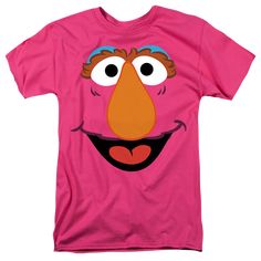 Sesame Street Telly Face - Men's Regular Fit T-Shirt Men's Regular Fit T-Shirt Sesame Street Halloween Iii, Barrel Of Monkeys, Halloween Ii, Printed Clothing, Felix The Cats, Batman Vs Superman, Crazy Dog, Laid Back Style, Goodie Bags