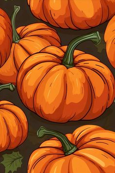 a bunch of orange pumpkins sitting on top of a table next to each other