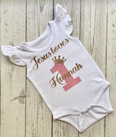 Customised Baby Girl First Birthday Outfit Jesus loves | Etsy Baby Girl First Birthday Outfit, Girl First Birthday Outfit, Rose Gold Clothes, Tutu Cakes, White Lace Long Sleeve, Boho Baby Girl, First Birthday Outfit