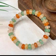 This Bracelet are made of 10 mm Donut beads. Original color and high quality. Natural color jadeite Jade beads.  Bracelet is a starching for any size. Jade Beads, Beads Bracelet, Natural Color, Jade, Beauty Book, Jewelry Bracelets, Multi Color, Beaded Bracelets, Accessory Gift