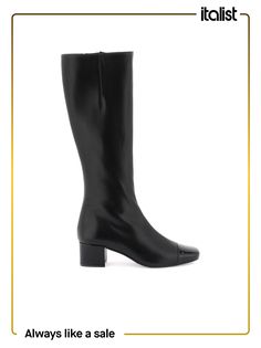 Nappa leather malaga boots by Carel with tone-on-tone patent leather cuban heel. Side zippered closure, leather interior and rubber sole. Composition: 100% lamb leather Cuban Heels, Zegna Shoes, Sneaker Wedge, Nappa Leather, Malaga, Leather Interior, Manolo Blahnik, Boot Shoes Women, Luxury Shoes