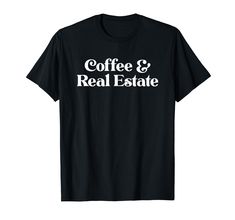 PRICES MAY VARY. Gift for real estate agents Lightweight, Classic fit, Double-needle sleeve and bottom hem Science Halloween, Musician Humor, Funny Science, Coffee Tshirt, Science Humor, Realtor Gifts, Coffee Lover Gifts, Halloween T Shirt, Funny T Shirt