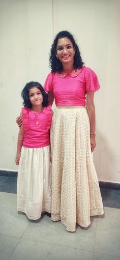 Mom daughter duo Lace Skirt, Lace