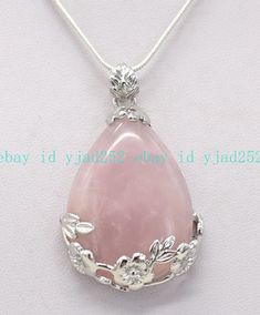 Product Description         Style: Necklace  Pendant Size: 25x35mm Quantity:  1 Pcs length: 17Inches Color: Pink                              Clasp: -- Condition: New If you want to buy more , please contact us . Thanks ! &&&&: Sale the items does not include box.   Payment Policy&Shipping Policy We accept PayPal Please pay within 24 hours If no payment or contact is made with in 7 days item will be relisted. Thank YouPlease make sure the "Ship To" address you input in Paypal is correct.Items ar Wire Wrap Jewelry Designs, Necklaces Chain, Chakra Pendant, Reiki Chakra, Beads Pendant, Pink Rose Quartz, Beaded Pendant Necklace, Paypal Payment, Gemstone Necklace Pendant