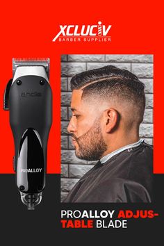 Discover the ProAlloy Adjustable Blade Clipper, equipped with cutting-edge Patent-pending XTR Technology™ for extreme temperature reduction, ensuring efficient and quiet operation. Engineered with a high-speed, reliable magnetic motor and featuring a premium adjustable carbon steel blade (000 to 1), this clipper delivers precision and versatility for all your grooming needs. Encased in a durable alloy housing body with an ergonomic design, it promises durability and comfort for extended use. Elevate your grooming experience with the ProAlloy Clipper. #Grooming #BarberTools #PrecisionClipper Magnetic Motor, Carbon Steel, High Speed