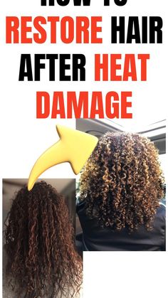 Damaged Curly Hair, Heat Damaged Hair, Wavy Hair Care, Curly Hair Problems, Hair Care Regimen, Hair Guide, Curl Pattern, Heat Damage, Types Of Curls