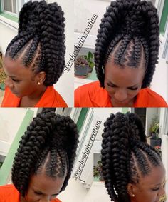 Jumbo Box Braids Styles Updo, Feed In Braids Black Women, Big Braid Ponytail For Black Women, Jumbo Braids Updo, Jumbo Cornrows Updo, Big Braids For Black Women, Latest Hair Braids Styles 2024 For Women, Pony Yaya Hair Braids, Goddess Braid Ponytail