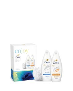 Know someone who's into confidence inspiring natural beauty in a big way. You've just found the perfect gifts for her. Dove believes that beauty is not defined by shape, size or colour. It's about feeling like the best version of yourself. Authentic. Unique. Real. That's why the Dove Enjoy Body Wash Collection Gift Set features a luxury shower puff and two Dove products that will transform her daily routine into a caring ritual and leave her feeling naturally beautiful all day. Made with 0% sulphate SLES, the two body washes gently cleanse and nourish her skin, leaving it softer and smoother after just one shower. Their mild, dermatologically tested formulas help replenish her skin and retain its natural moisture rather than stripping it away. Dove Fruity Nourish shower gel wraps her in a Dove Gift Set, Body Wash Collection, Dove Products, Shower Puff, Dove Men Care, Tv Entertainment Units, Dove Men, The Dove, Printer Ink Cartridges