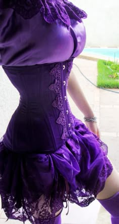 corsets Royal Violet, Mode Purple, Purple Corset, Purple Reign, Purple Love, All Things Purple