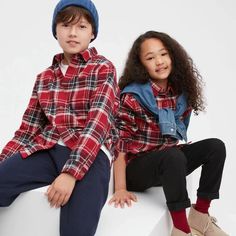 A Flannel Shirt: Uniqlo Flannel Checked Long Sleeve Shirt Clothing Guide, Flannel Shirt