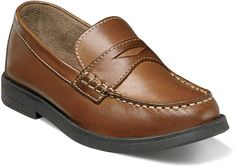 Florsheim 'Croquet' Penny Loafer Casual Moc Toe Oxfords For Semi-formal, Casual Moc Toe Oxfords For Semi-formal Occasions, Brown Casual Moccasins For Semi-formal Occasions, Classic Loafers For Business Casual, Casual Brown Moccasins For Semi-formal, Casual Semi-formal Brown Moccasins, Classic Oxford Loafers With Round Toe, Classic Brown Loafers, Versatile Slip-on Oxfords For Semi-formal Occasions