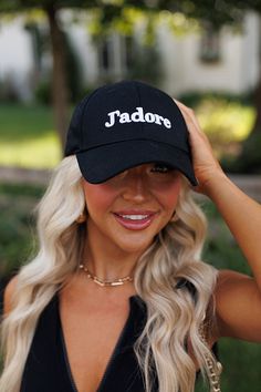 - This adorable cap will step up your casual style game! - A rounded bill - An adjustable back - White colored 'J'adore' embroidery on the front Embroidered Baseball, Embroidered Baseball Caps, Beautiful Scenery, Step Up, Baseball Cap, Casual Style, Baseball, Embroidery, White