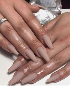 Nude Nail Inspiration, Matte Nail Art Designs, Cool Nails, Acrylic Nails Nude, Art For Women, Matte Nail Art, Matte Nail