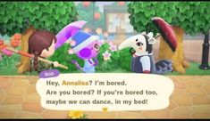 an animal crossing game is shown in this screenshot