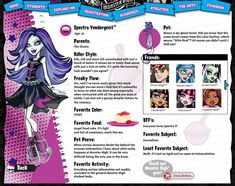 Monster High Spectra Vondergeist, Monster High Spectra, Spectra Vondergeist, Student Newspaper, Monster High Pictures