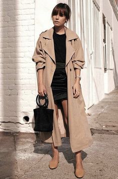 Trenchcoat Outfit, Trenchcoat Style, Trench Beige, Mode Mantel