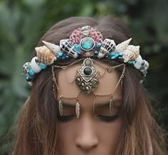 Mermaid crown Siren Aesthetic, Diy Crown, Flower Crowns