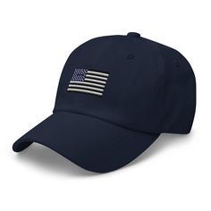 Our Monochrome American Flag Embroidered Cap is super-soft and so comfortable. Perfect for a morning walk or run or a day in the sun. Or just for hanging out in patriotic style. This one's got a low profile with an adjustable strap and curved visor. 100% chino cotton twill for all-day comfort. We ship our hats in boxes so they won't get crushed in shipping. Size guide ONE SIZE A (inches) 20 ½-21 ⅝ B (inches) 4 ½ C (inches) 2 ⅞ D (inches) 7 ⅛ Memorial Day Adjustable Snapback Baseball Cap, Memorial Day Sports Baseball Cap, Patriotic American Flag Baseball Cap With Curved Brim, Patriotic Baseball Cap With American Flag And Curved Brim, Patriotic American Flag Curved Brim Baseball Cap, Patriotic Adjustable Baseball Cap With American Flag, Memorial Day Adjustable American Flag Baseball Cap, Patriotic Baseball Cap For Memorial Day Sports, Casual Adjustable Baseball Cap Made In Usa