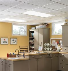 the kitchen is clean and ready for us to use in its new owner's home