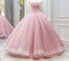 Lace Quinceanera Dresses Strapless Beaded Corset Sweet 15 16 Ball Gown White Ball Gowns Princesses, Gowns For Teenagers, Quinceanera Dresses Strapless, Lace Quinceanera Dresses, Rose Gold Quinceanera Dresses, Rose Gold Quinceanera, Quinceanera Dresses Gold, Beaded Corset, 16th Birthday Decorations