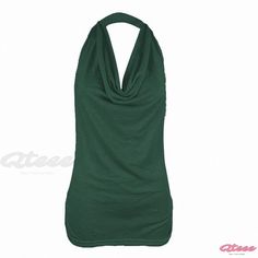 Qteee - Sleek and Stylish Solid Color Sleeveless Turtleneck Top with Draping Back and Alluring Silhouette Sleeveless Turtleneck Top, Shirt Blouses Women's, Top Wedding Dresses, Sleeveless Turtleneck, Sleeveless T Shirt, Sleeveless Tshirt, Turtle Neck Top, Basic Tops, Belleza Natural