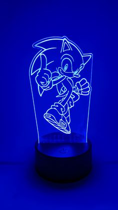 sonic the hedgehog 3d led night light