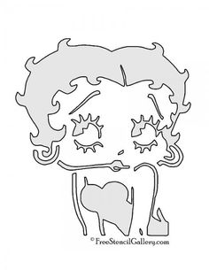 Monster High Pumpkin Stencil, Cool Pumpkin Carving Templates, Cute Stencils Printables, Funny Pumpkin Stencil, Aesthetic Pumpkin Carving Stencil, Princess Pumpkin Stencil, Betty Boop Pumpkin Carving, Betty Boop Stencil, Pumpkin Carving Stencils Cute