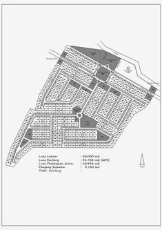 a map showing the location of several buildings