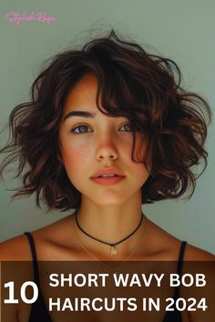 Celebrate your beauty with these 10 stunning short wavy bob ideas for 2024, crafted to accentuate and enhance your natural features. Short Scruffy Bob, Medium Length For Wavy Hair, Wavy Short Thick Hair, Natural Wavy Bob With Bangs, Shaggy Bob For Fine Wavy Hair, Choppy Wavy Bob, Short Curly Haircuts Square Face, Short Curly Lob Haircut, 2c Bob Haircut