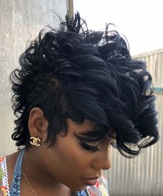 50 Short Hairstyles for Black Women | StayGlam Mohawk Hairstyles, Short Women, Short Black Hairstyles, Short Hairstyle, African American Hairstyles, Different Hairstyles, Hair Weave