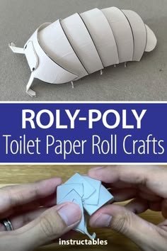 this toilet paper roll craft is so easy to make