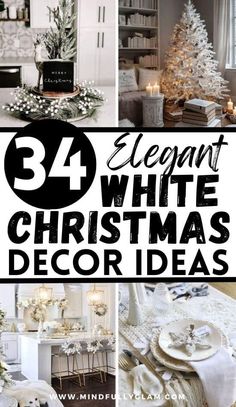 Get easy and stylish Christmas decor ideas for your living room to quickly deck the halls and create a festive atmosphere. #ChristmasOnABudget #DIYDecor #HolidayVibes #FestiveHome #BudgetFriendlyDecor #ChristmasCheer White And Wood Christmas Decor, White Poinsettia Christmas Decor, Christmas Table Centerpieces Simple, White Christmas Mantle Decor, Christmas Centerpieces For Table Elegant, White Christmas Tree Ideas Color Schemes, Christmas Silver And White, All White Christmas Decor, Silver And White Christmas Decor