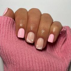 Structure Manicure, Simple Short Nails, Short Nails Design, Mom Nails, Short Pink Nails, Short Nails Ideas, Shellac Nail Designs