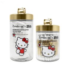 Vanity Skincare, Skincare Application, Easy Skincare, Gold Jars, Hello Kitty Shop, Hello Kitty Keychain, Hello Kitty House, Hello Kitty Makeup, Hello Kitty Accessories