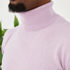 Slip into comfortable designer stylings in this handsome long-sleeved turtleneck with a traditional ribbed cuff design for versatility when paired with casual or semi-formal outfits. High Neck For Men, Semi Formal Outfits, Cuff Design, Formal Outfits, Long Sleeve Turtleneck, Formal Outfit, Semi Formal, Lilac, High Neck