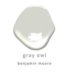 the words gray owl are written in white