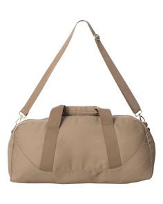 With its weather-proof design and vintage-inspired styling, Wayfarer Canvas Duffel is the travel duffel bag that outshines the rest. Made from polycotton material that is ultra-durable, this stylish duffel is packed with functional designs such as large internal compartment, front zipper pocket, reinforced bottom, carry handle, zippered main opening with protective rain cover, and detachable shoulder strap and more, which makes this the last all-purpose duffel you will ever need. Polycotton canv Functional Cotton Travel Bag For Overnight Trips, Travel Duffle Bag In Khaki Canvas, Brown Duffle Bag With Pockets For Outdoor Activities, Khaki Canvas Duffle Bag For Travel, Canvas Duffle Bag With Pockets For Outdoor, Outdoor Khaki Canvas Duffle Bag, Outdoor Canvas Duffle Bag With Pockets, Casual Cotton Duffle Bag For Overnight Trips, Large Capacity Khaki Duffle Bag For Outdoor