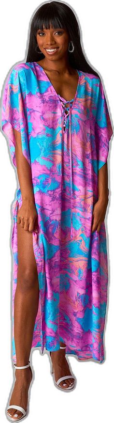 BuddyLove Tortolla Caftan Maxi Dress - Electro Pop Getaway Dress, Womens Boho Dresses, Heading Fonts, Blog Layout, Pink Abstract, Fit Dress, Clothing Labels, New Shows, Black Friday Sale