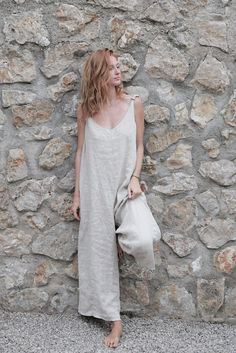 The Linen Jumpsuit // Moon – Beachwood Baby Perfect Oatmeal, Clothes Basket, Linen Jumpsuit, Casual Jumpsuit, Easy Breezy, Linen Clothes, We Wear, Natural Linen, Mommy And Me