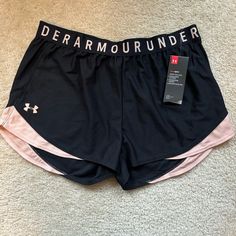 New With Tags Women’s Under Armour Ua Play Up Shorts 3.0. Size Large. Color Is Black And Desert Rose (Light Pink). Never Worn And In New Condition. Does Not Have An Attached Brief. Offers Welcome! Under Armour Pink Athletic Shorts With Built-in Shorts, Pink Athletic Shorts For Jogging, Sporty Pink Activewear For Outdoor Activities, Sporty Pink Bottoms For Outdoor Activities, Under Armour Pink Sports Shorts, Under Armour Pink Shorts, Under Armour Pink Athletic Shorts For Workout, Pink Under Armour Athletic Shorts For Workout, Pink Athletic Shorts With Built-in Shorts For Jogging