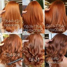 Red Copper Hair formulas Red Copper Hair, Hair Color Formulas, Copper Hair Color, Strawberry Blonde Hair, Red Copper, Copper Hair, Red Hair Color, Orange Hair