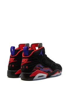 Jordan Air Jordan MVP 678 "Raptors" Sneakers - Farfetch Black Synthetic Jordan Running Shoes, Black Non-slip Jordan Sports Shoes, Black Synthetic Jordan Shoes, Luxury Black Leather Jordan Shoes, Jordan 7 Raptors, Balenciaga Track, Aviator Watch, Office Bag, Balenciaga Triple S